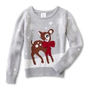 sz 18M NWT Toughskins CHRISTMAS Rudolph the Reindeer pullover sweater